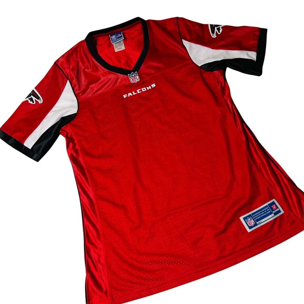 NEW Atlanta Falcons Jersey Womens S Red Blank NFL Pro Line Football‎